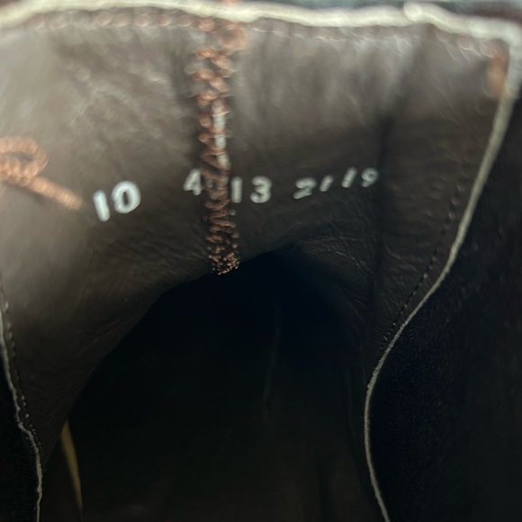 {Sz10} JB Dillon Ankle Boots Heeled Slip On Leather Women’s - Picture 12 of 13